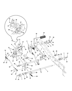 Part Location Diagram of 703-06654 MTD Pedal-reverse